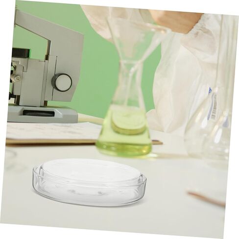 5Pcs Clear Culture Dishes Petri Plates for Laboratory Cell Culture Mushroom Agar Plates for and Scientific Research Transparent Design for Easy in Saudi Arabia