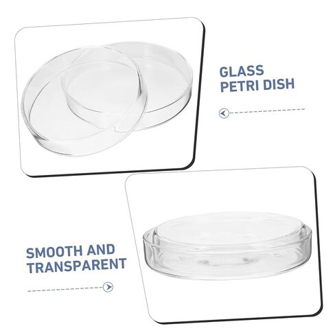 5Pcs Clear Culture Dishes Petri Plates for Laboratory Cell Culture Mushroom Agar Plates for and Scientific Research Transparent Design for Easy in Saudi Arabia