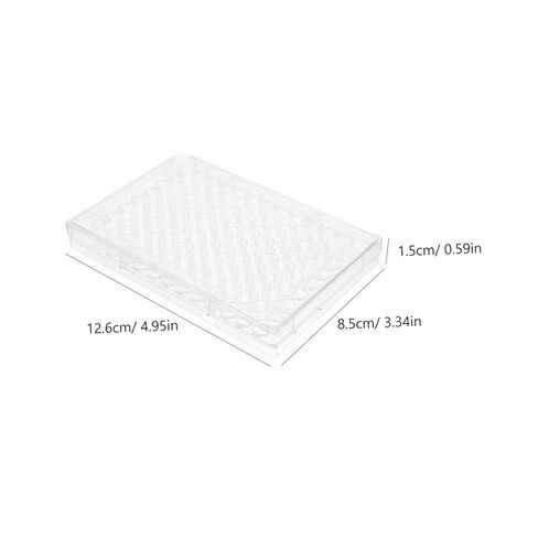 PRETYZOOM 2 pcs Disposable Cell Culture Plates for Laboratory Plate with Lids for Cell Growth in Saudi Arabia