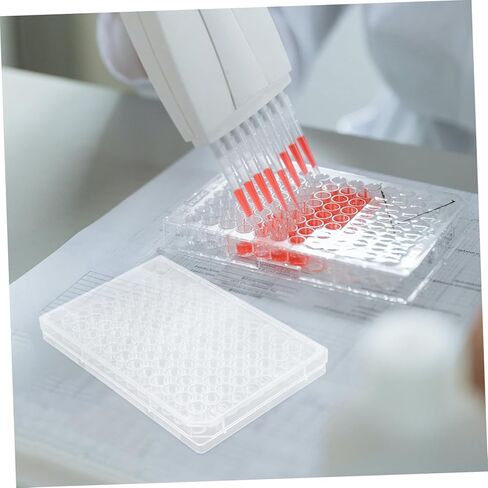 PRETYZOOM 2 pcs Disposable Cell Culture Plates for Laboratory Plate with Lids for Cell Growth in Saudi Arabia