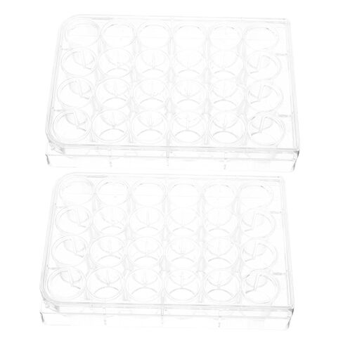 Zerodeko 2pcs High Transparency Plastic Cell Culture Plates Petri Dishes for Tissue Culture Experiment Monitoring Lid Laboratory Use in Saudi Arabia