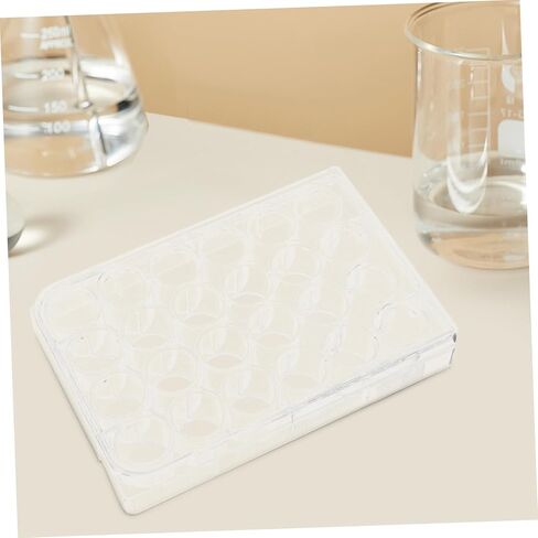 Zerodeko 2pcs High Transparency Plastic Cell Culture Plates Petri Dishes for Tissue Culture Experiment Monitoring Lid Laboratory Use in Saudi Arabia