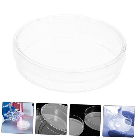 Ciieeo 5pcs Plastic Petri Dishes - 60 Mm Diameter Clear Culture Plates for Cell Growth Observation, Laboratory Use, Medical Testing and Studies in Saudi Arabia