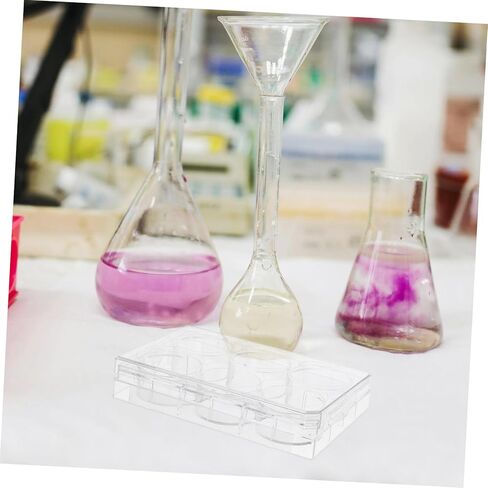 GANAZONO Cell Culture Plate Lid 6-Well Laboratory Tissue Culture Tray for Growth Sturdy Plastic Petri Dish for Scientific Experiments in Saudi Arabia