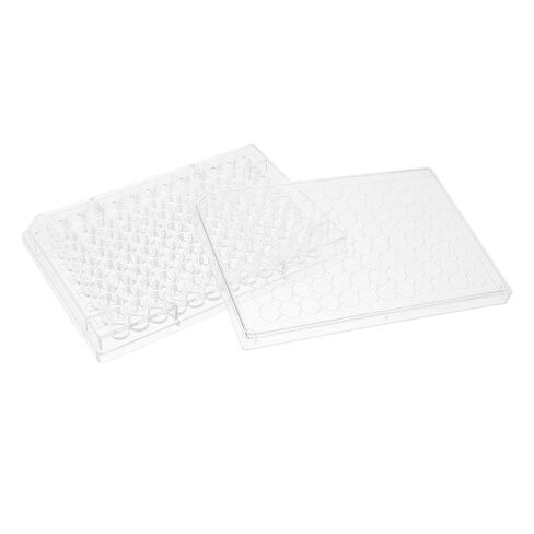 Luxshiny 2 قطعة أغطية لوحة ثقافة الخلية للاستخدام المختبري تصميم مسطح القاع لزراعة الأنسجة واختبار العينات in Kuwait