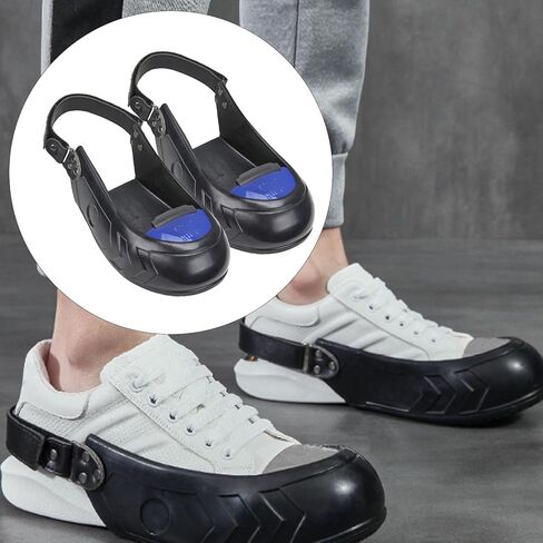 Metal Toe Protection Labor Protection Non Slip Rubber Sole Overshoes Anti Smash for Visitors Workers Multipurpose in Saudi Arabia