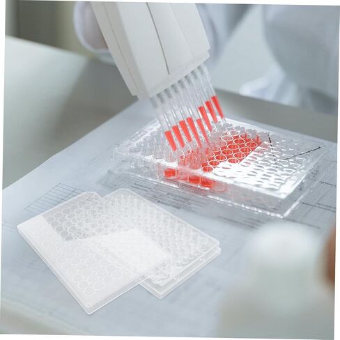 تصميم آبار لوحة زراعة الخلايا من GANAZONO ذات 96 فتحة لاستخدام مختبرات زراعة الأنسجة ومراقبة نمو الخلايا بسهولة in Kuwait