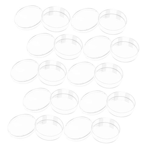 10 قطع من لوحات زراعة الخلايا المعملية الشفافة من Ciieeo مع غطاء للتجارب العلمية وتطبيقات التعليم والبحث ومقاومة للحرارة in Kuwait