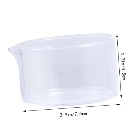 LIFKOME Glass Crystallizing Dish Heat Resistant Flat Bottom Container with Spout for and Laboratory Use Glass Material for Performance in Saudi Arabia