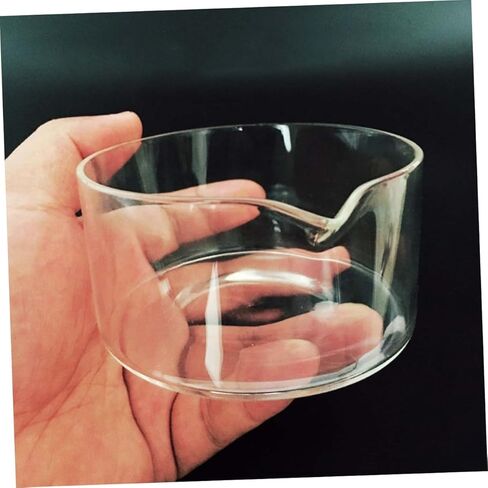 LIFKOME Glass Crystallizing Dish Heat Resistant Flat Bottom Container with Spout for and Laboratory Use Glass Material for Performance in Saudi Arabia