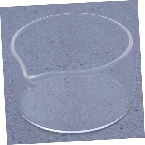 LIFKOME Glass Crystallizing Dish Heat Resistant Flat Bottom Container with Spout for and Laboratory Use Glass Material for Performance in Saudi Arabia
