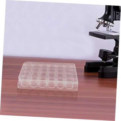 2pcs Cell Culture Plates Plastic Petri Dishes Lidded for Biomedical Research High Transparency for Accurate Experiments in Saudi Arabia