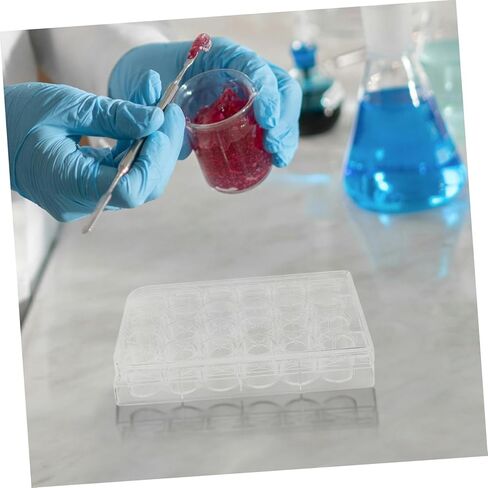 2pcs Cell Culture Plates Plastic Petri Dishes Lidded for Biomedical Research High Transparency for Accurate Experiments in Saudi Arabia