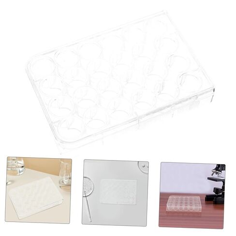 2pcs Cell Culture Plates Plastic Petri Dishes Lidded for Biomedical Research High Transparency for Accurate Experiments in Saudi Arabia