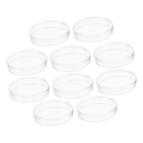 Luxshiny 10pcs Laboratory Cell Culture Plate Petri Dishes for Medical and Scientific Research for Home School and Lab Use in Saudi Arabia