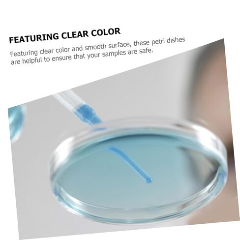 Luxshiny 10pcs Laboratory Cell Culture Plate Petri Dishes for Medical and Scientific Research for Home School and Lab Use in Saudi Arabia