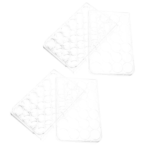 BESTYASH 2pcs Precision Cell Culture Plates Lids for Lab Research High Transparency Plastic Petri Dishes in Saudi Arabia