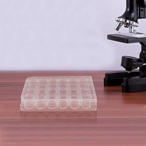 BESTYASH 2pcs Precision Cell Culture Plates Lids for Lab Research High Transparency Plastic Petri Dishes in Saudi Arabia