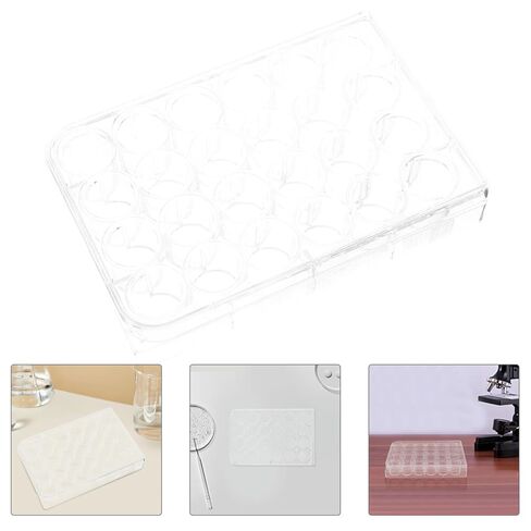 BESTYASH 2pcs Precision Cell Culture Plates Lids for Lab Research High Transparency Plastic Petri Dishes in Saudi Arabia