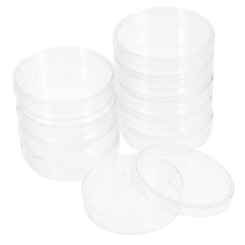 Ciieeo 10pcs Cell Culture Dishes Agar Culture Plates for Laboratory Use Round Petri Dishes for Experiments and Sample Observation in Saudi Arabia