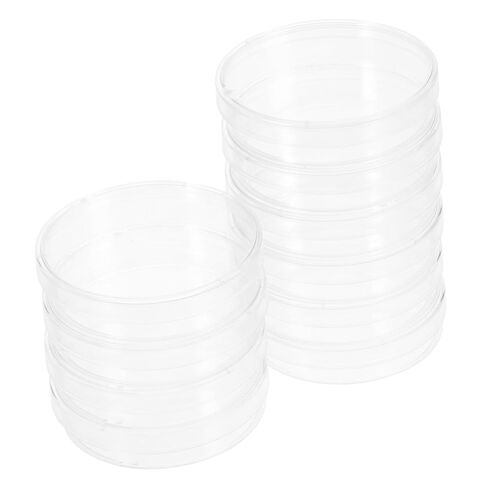 Cabilock 10pcs Petri Dishes for Science Lab Round Culture Dishes Agar Plates Easy to Clean and Observe in Saudi Arabia