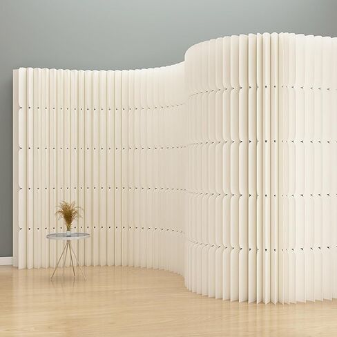 Multi-Functional Folding Kraft Paper Room Divider - Portable Freestanding Privacy Screen for Living Room, Office, Bedroom, and Home Decor in Saudi Arabia