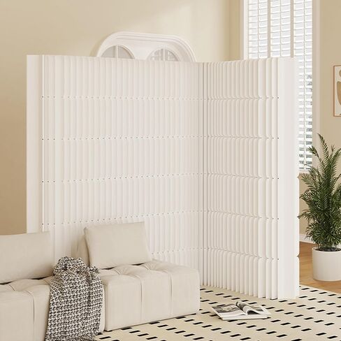 Multi-Functional Folding Kraft Paper Room Divider - Freestanding Privacy Screen for Living Room, Office, Home Decor, and Space Separation in Saudi Arabia