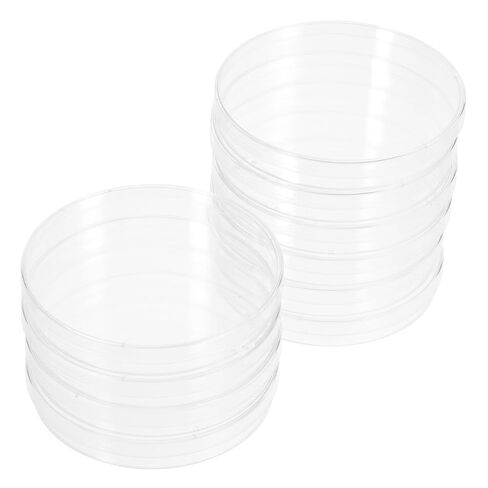 10 قطع من طبق ثقافة المختبر من Luxshiny، أطباق ثقافة الخلايا المستديرة للتجارب، خفيفة الوزن وأطباق الكيمياء للبحث والاستخدام المختبري in Kuwait