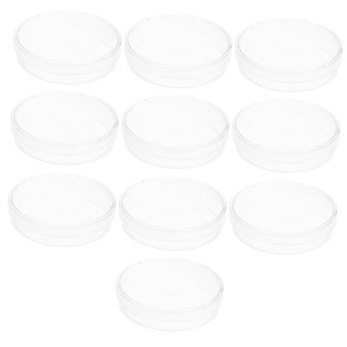 Luxshiny 10pcs Laboratory Culture Dish Round Cell Culture Plates for Experiments Lightweight and Chemistry Dishes for Research and Lab Use in Saudi Arabia