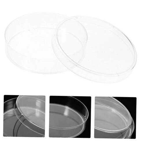 Alipis 10pcs Round Petri Dishes Agar Plates for Cell Dishes Mushroom Agar Plates Educational Tool in Saudi Arabia