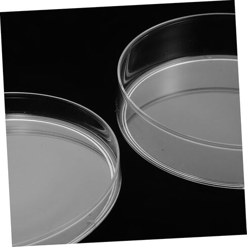 Alipis 10pcs Round Petri Dishes Agar Plates for Cell Dishes Mushroom Agar Plates Educational Tool in Saudi Arabia
