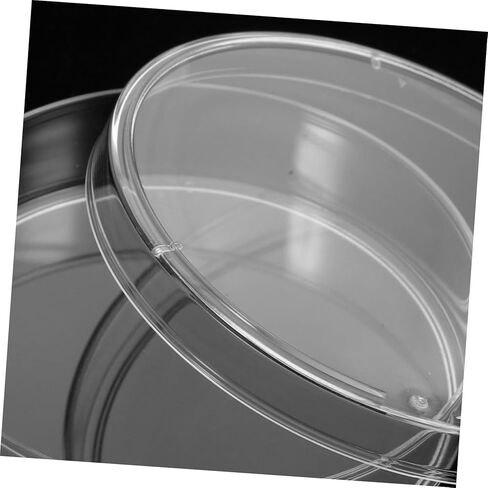 Alipis 10pcs Round Petri Dishes Agar Plates for Cell Dishes Mushroom Agar Plates Educational Tool in Saudi Arabia