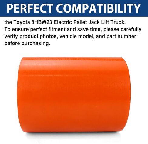 8HBW23 2-Pcs Load Wheel Kit - Compatible with Toyota Model 8HBW23 Electric Pallet Jack Lift Truck in Saudi Arabia