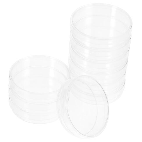 Garneck 10pcs Petri Dishes Laboratory Culture Plates Round Shape for Easy Cleaning in Saudi Arabia