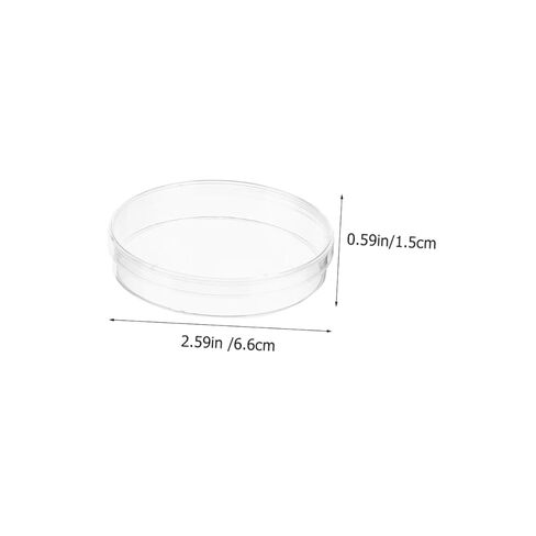 Garneck 10pcs Culture Plate Tissue Culture Dishes Cell Culture Dish Cell Tissue Culture Tray Science Laboratory Glassware Samples Dish Agar Plates Transparent Supplies Tissue Plate Plastic in Saudi Arabia