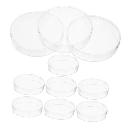 Garneck 10pcs Culture Plate Tissue Culture Dishes Cell Culture Dish Cell Tissue Culture Tray Science Laboratory Glassware Samples Dish Agar Plates Transparent Supplies Tissue Plate Plastic in Saudi Arabia