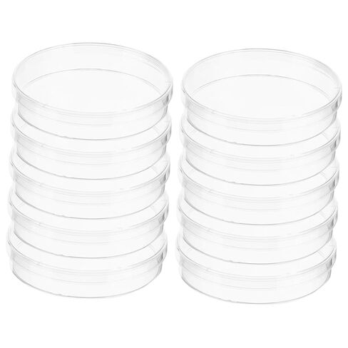 Garneck 10pcs Culture Plate Tissue Culture Dishes Cell Culture Dish Cell Tissue Culture Tray Science Laboratory Glassware Samples Dish Agar Plates Transparent Supplies Tissue Plate Plastic in Saudi Arabia