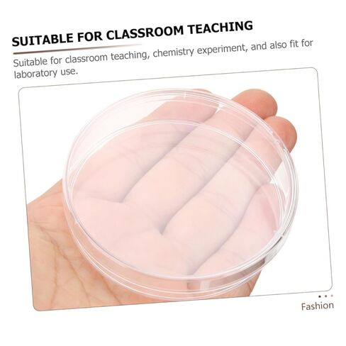 Garneck 10pcs Culture Plate Tissue Culture Dishes Cell Culture Dish Cell Tissue Culture Tray Science Laboratory Glassware Samples Dish Agar Plates Transparent Supplies Tissue Plate Plastic in Saudi Arabia