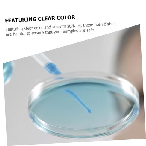Garneck 10pcs Culture Plate Tissue Culture Dishes Cell Culture Dish Cell Tissue Culture Tray Science Laboratory Glassware Samples Dish Agar Plates Transparent Supplies Tissue Plate Plastic in Saudi Arabia