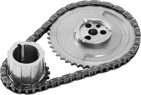مجموعة سلسلة توقيت المحرك 5.4 لتر V8 مع كام فيزر متوافقة مع Ford 2005-2014 F-150 F-250 F-350 Super Duty Expedition، متوافقة مع Lincoln Navigator Mark LT، 3R2Z-6A257-DA in Kuwait