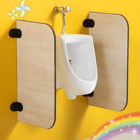 Children's Urinal Partition Waterproof Privacy Screen Baffle FloorMounted Toilet Divider with Accessories for Schools & Kindergartens (Blue 600x300mm/23.62x11.81in) in Saudi Arabia