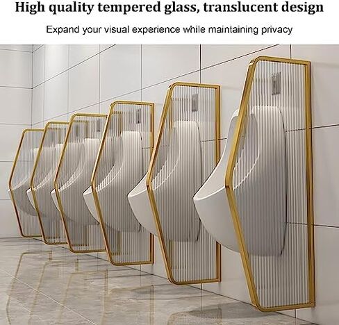 Stainless Steel Wall Mounted Urinal Partition Protection Screen for Men Durable Toilet Baffle for Public Restrooms (Set of 4 or 1) Enhance Privacy & Hygiene in Saudi Arabia