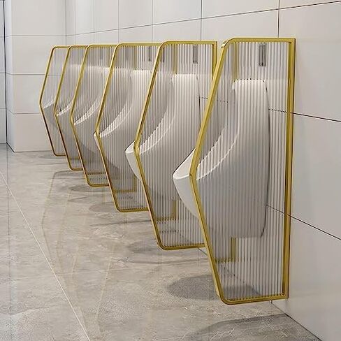 Stainless Steel Wall Mounted Urinal Partition Protection Screen for Men Durable Toilet Baffle for Public Restrooms (Set of 4 or 1) Enhance Privacy & Hygiene in Saudi Arabia