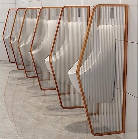 Stainless Steel Wall Mounted Urinal Partition Protection Screen for Men Durable Toilet Baffle for Public Restrooms (Set of 4 or 1) Enhance Privacy & Hygiene in Saudi Arabia