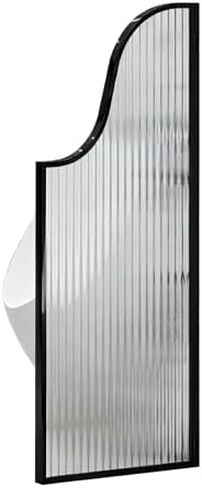 Wall Mounted Men's Toilet Partition Urinal Baffle Screen Bathroom Privacy Divider Panel Rose Gold Cubicle Panel for Hotels and Restrooms (40x150cm/15.7x59in) in Saudi Arabia