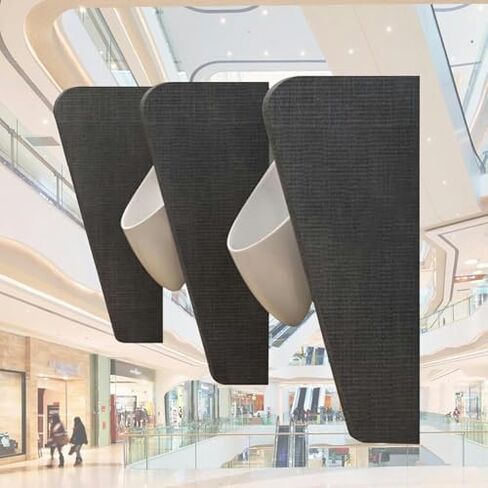 Wall-Mounted Urinal Privacy Divider Men's Toilet Partition Screen Decorative Room Separator for Schools & Public RestroomsPrivacy Panel for Enhanced Comfort in Saudi Arabia