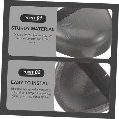VALICLUD زوج واحد من أغطية حماية أصابع القدم، أغطية حماية لأصابع القدم للأحذية، مادة موثوقة للحماية، تصميم محمول مريح يناسب in Kuwait