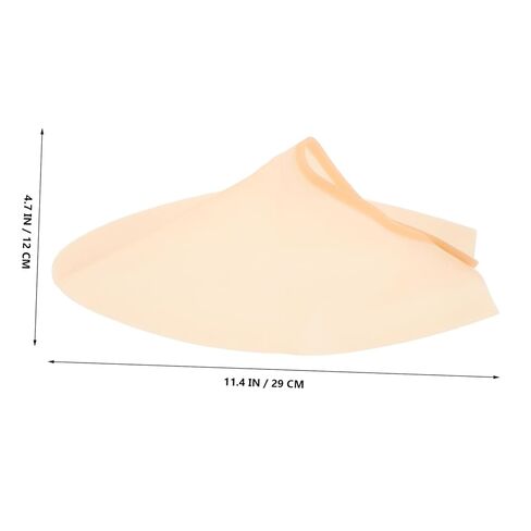Beavorty 1Pair Silicone Shoe Covers for Salon Use Elastic and Non Slip Design Portable Hairdressing Shoe Protectors Skin Color for Styling Coloring and Outdoor in Saudi Arabia