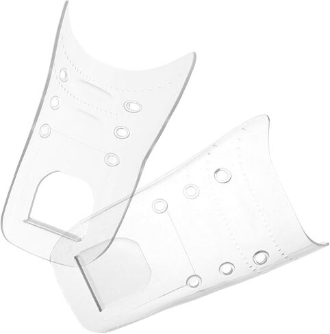 SHERCHPRY 1Pair Transparent Barber Shoe Cover Reusable Hair Stylist Foot Protection for Indoor Outdoor Salon Use for Haircuts Puncture Design Fits in Saudi Arabia