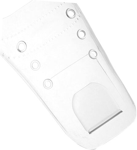 SHERCHPRY 1Pair Transparent Barber Shoe Cover Reusable Hair Stylist Foot Protection for Indoor Outdoor Salon Use for Haircuts Puncture Design Fits in Saudi Arabia